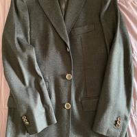 Cappotto uomo monopetto sartoriale taglia M grigio