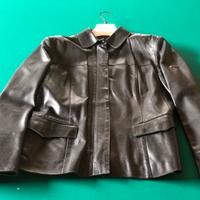 Giacca in pelle Nero Giardini (taglia 48)