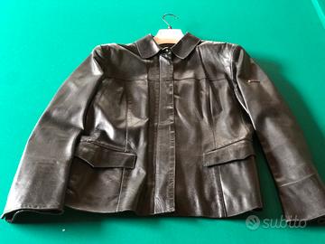 Giacca in pelle Nero Giardini (taglia 48)