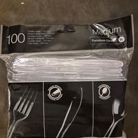 Coltello plastica 100 pezzi 