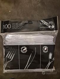 Coltello plastica 100 pezzi 