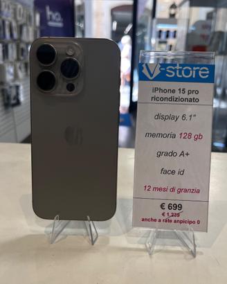 iPhone 15 pro 128 gb ricondizionato