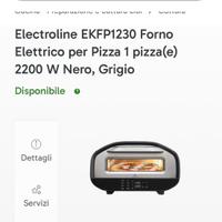 Forno elettrico per pizza