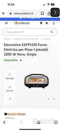 Forno elettrico per pizza