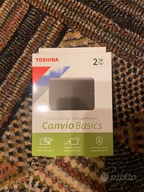 Toshiba 2TB Hard Disk Esterno poratile USB 3.2