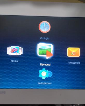 Philips PhotoFrame digitale con alimentatore