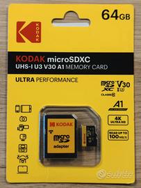 Lotto MicroSD Kodak 6 pezzi Nuove