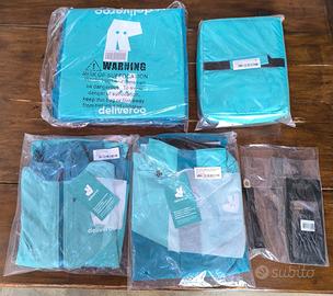 Kit Deliveroo NUOVO mai usato