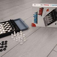 Gioco da viaggio scacchi e dama