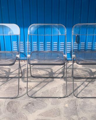 Set 5 sedie Plia by Piretti