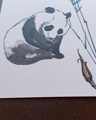 6 stampa antica originale di animali 