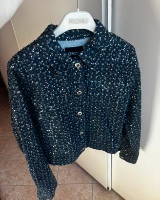 Giacca Jeans Only Levita Shimmer Tg. S