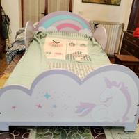 letto bimba con unicorno