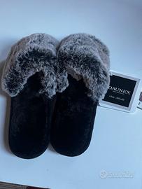 Ciabatte con pelliccia artificiale Daunex 38-39