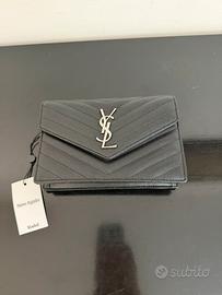 Borsa Saint Laurent Cassandre nera