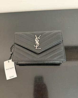 Borsa Saint Laurent Cassandre nera