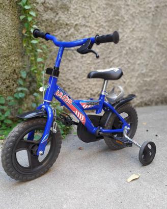 Bicicletta bimbo WISTO con rotelle