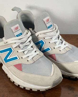 Scarpa New Balance WS 754 bianco turchese