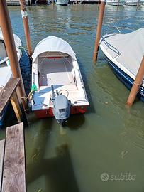 Cofano/Cacciapesca Mardegan + motore yamaha 9.9/20