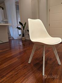 n 4sedie  ''the Masie''con seduta in ecopelle