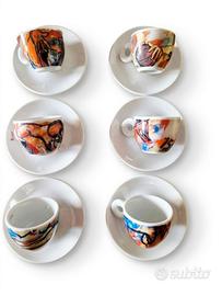 Illy Art Collection 1996 - set 6 tazzine Cervi