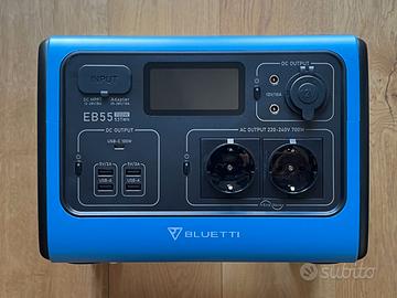 Bluetti EB55 Power Station portatile 700 W, 537 Wh