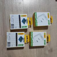 caricatore 25 watt kit 4 pezzi