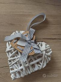 Cuore decorativo shabby chic