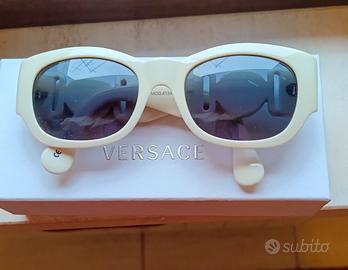Occhiali da sole bianchi Gianni Versace 