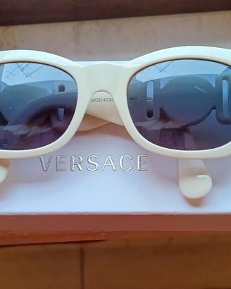 Occhiali da sole bianchi Gianni Versace 
