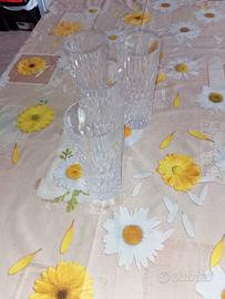 Bicchieri Cristallo decorato Set da 4 pz