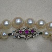 Bella  Collana di perle di mare chiusura oro 750