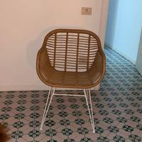 Sedia inteecciata in polyrattan di westwing