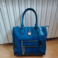 Borsa grande Versace Jeans blu