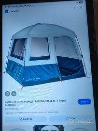 Gazebo tenda decathlon