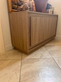 Credenza legno effetto rovere betulla