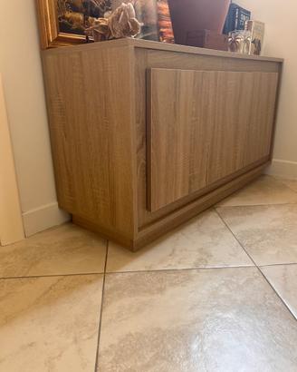 Credenza legno effetto rovere betulla