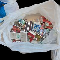 Lotto 220 fiammiferi da collezione vintage 