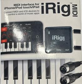 iRig Midi Interface For iPad iPhone Nuovo