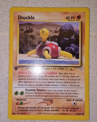 Carta Originale Shuckle prima edizione NR 51 / 64 