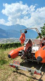 Gommone + motore + carrello omologato