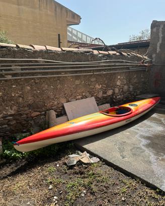Canoa monoposto masterline in vetro resina