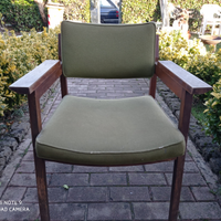 Poltrona vintage in Tek di design Danese anni 60