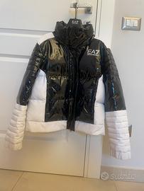 giubbotto bianco e nero Armani