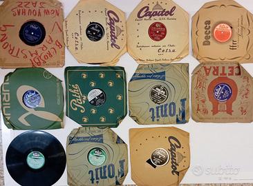 Lotto 11 dischi vinile 78 giri