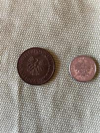 Set di due monete polacche