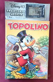 Topolino 3542 ed. limitata con francobollo metallo