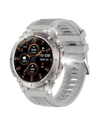 Smarwatch amoled - rugged con torcia led e gps,