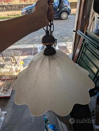 Lampadario in vetro