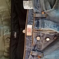 lotto tre pantaloni donna 